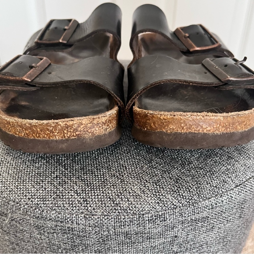 Birkenstock Arizona Oiled Leather Sandals Habana Size 7 / 38 Boho Granola Girl - Picture 5 of 11